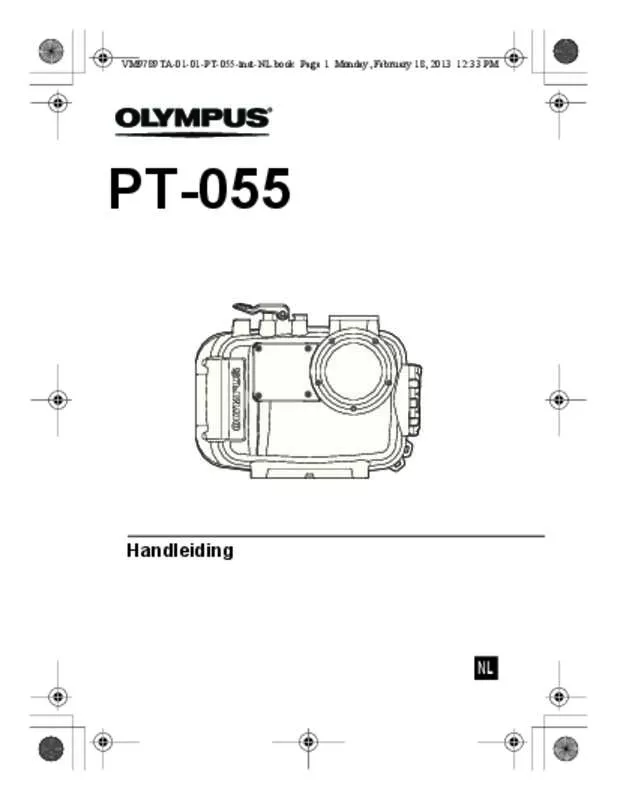 Mode d'emploi OLYMPUS PT-055