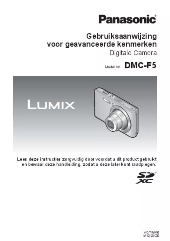 Mode d'emploi PANASONIC LUMIX DMC-F5