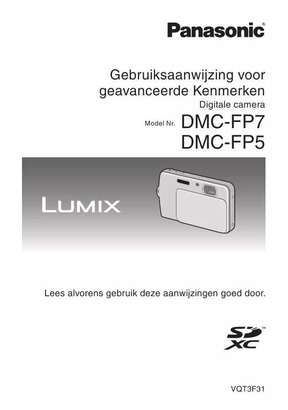Mode d'emploi PANASONIC LUMIX DMC-FP7EP
