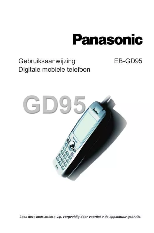 Mode d'emploi PANASONIC EB-GD95