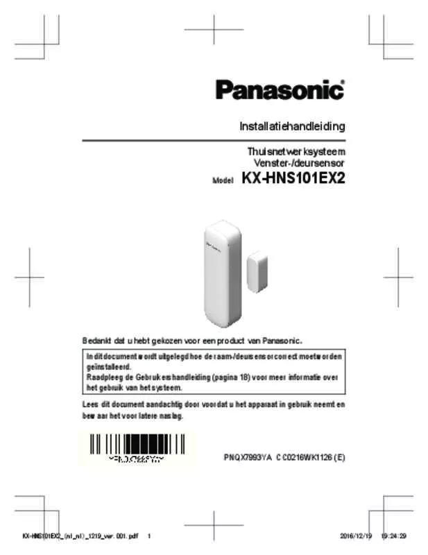 Mode d'emploi PANASONIC KX-HN6010FR