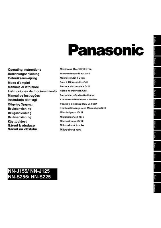 Mode d'emploi PANASONIC NNJ125MBWPG