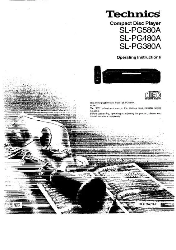 Mode d'emploi PANASONIC SLPG480A