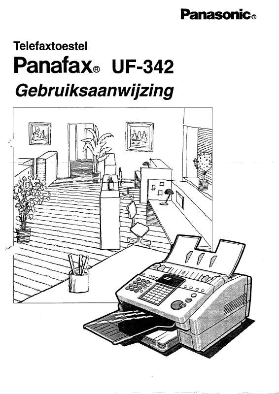 Mode d'emploi PANASONIC UF-342
