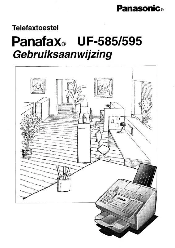 Mode d'emploi PANASONIC UF-585