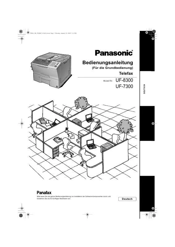 Mode d'emploi PANASONIC UF7300