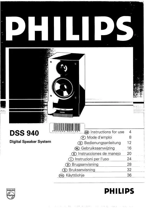 Mode d'emploi PHILIPS DSS940