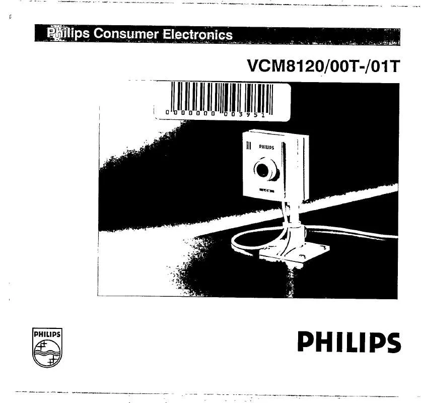 Mode d'emploi PHILIPS VCM8120