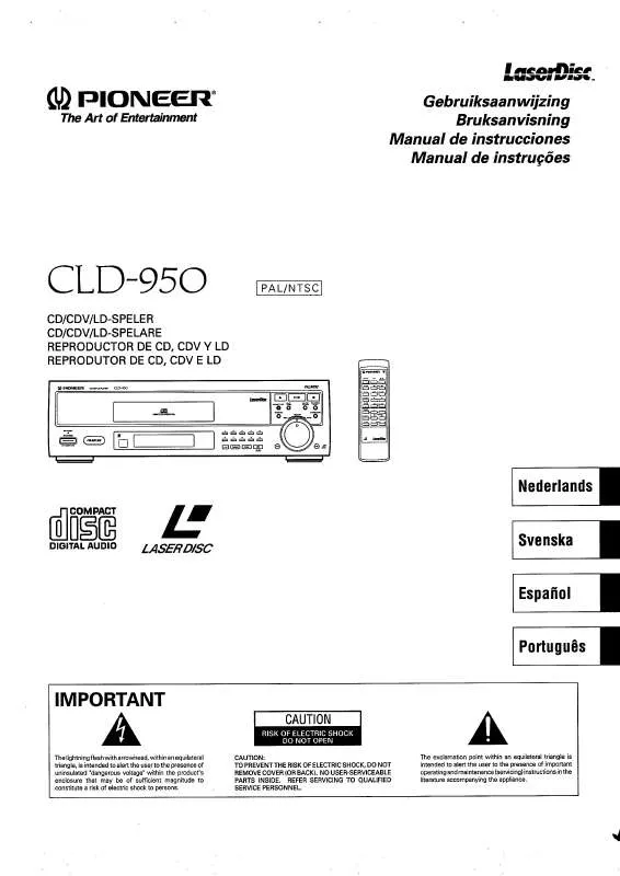 Mode d'emploi PIONEER CLD-950
