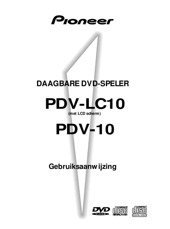 Mode d'emploi PIONEER PDV-LC10