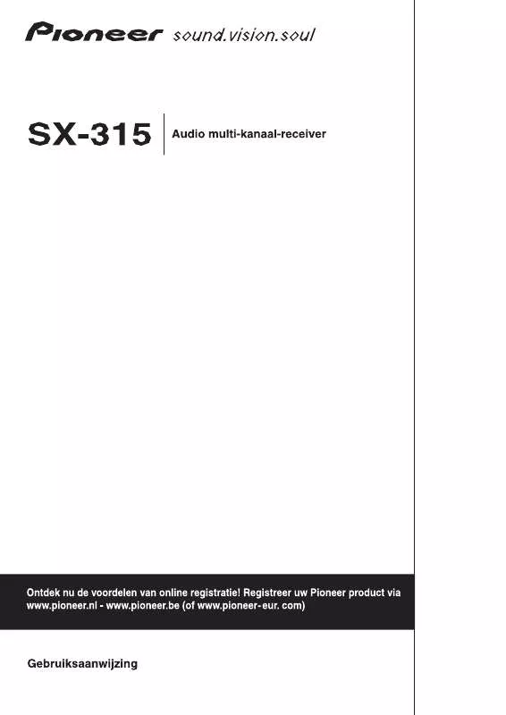Mode d'emploi PIONEER SX-315 (HTP-2500)