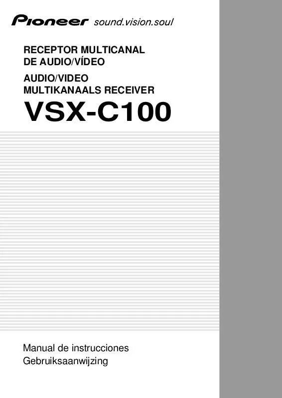 Mode d'emploi PIONEER VSX-C100