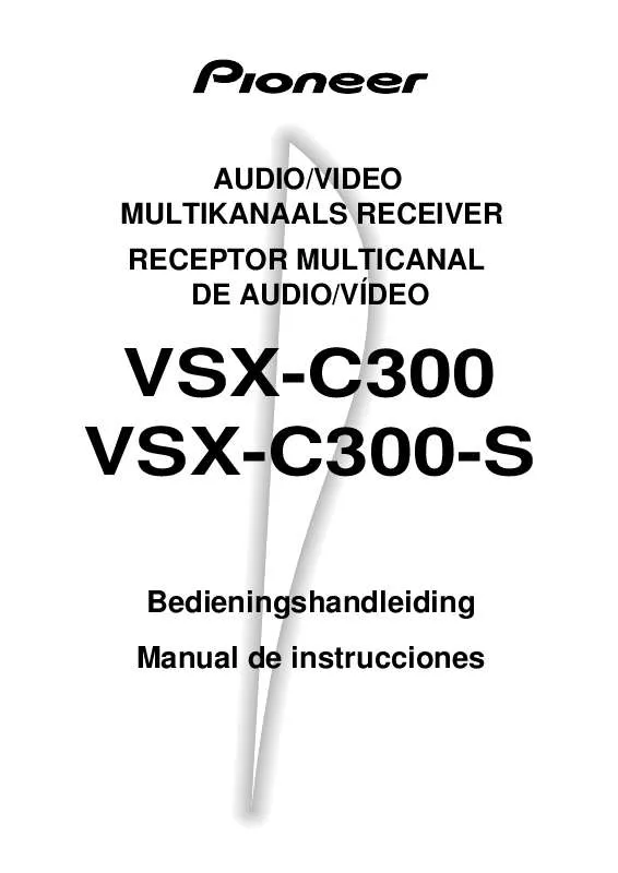 Mode d'emploi PIONEER VSX-C300(-S)