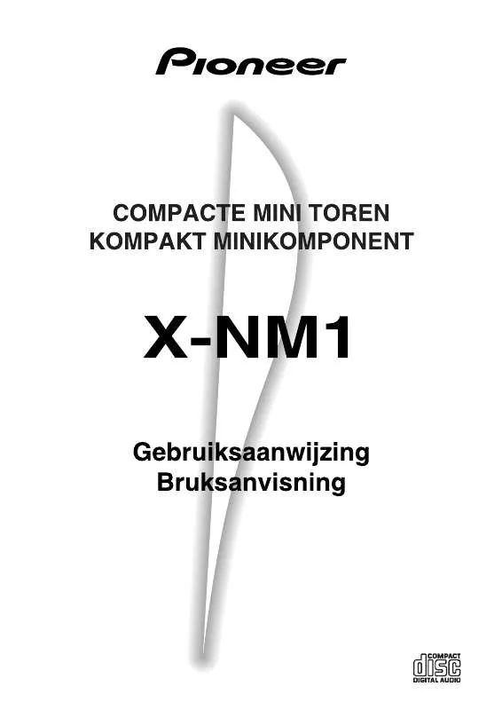 Mode d'emploi PIONEER X-NM1