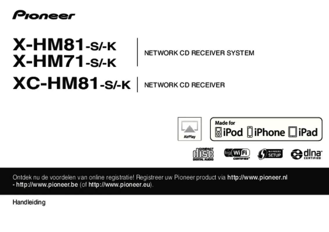 Mode d'emploi PIONEER XC-HM81-S