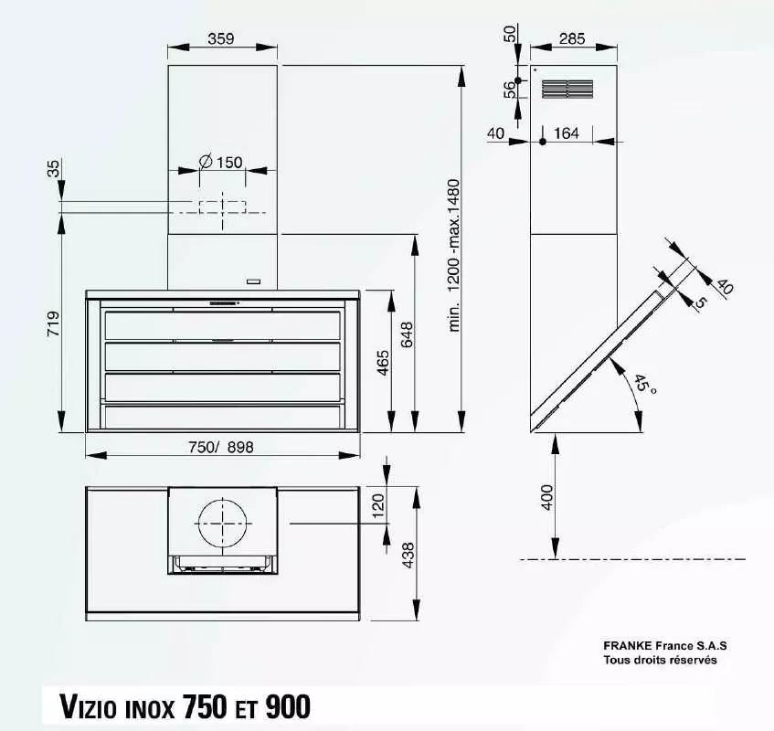 Mode d'emploi ROBLIN VIZIO INOX 750