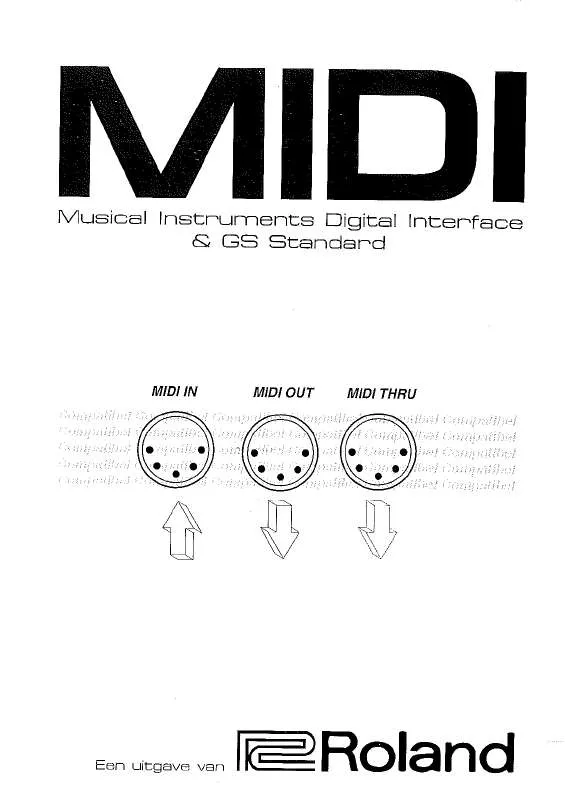 Mode d'emploi ROLAND MIDI-GIDS