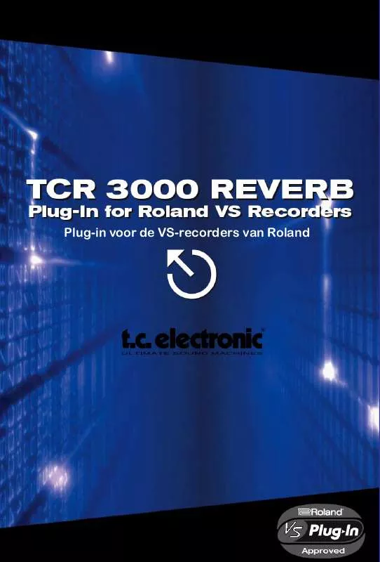Mode d'emploi ROLAND TCR 3000