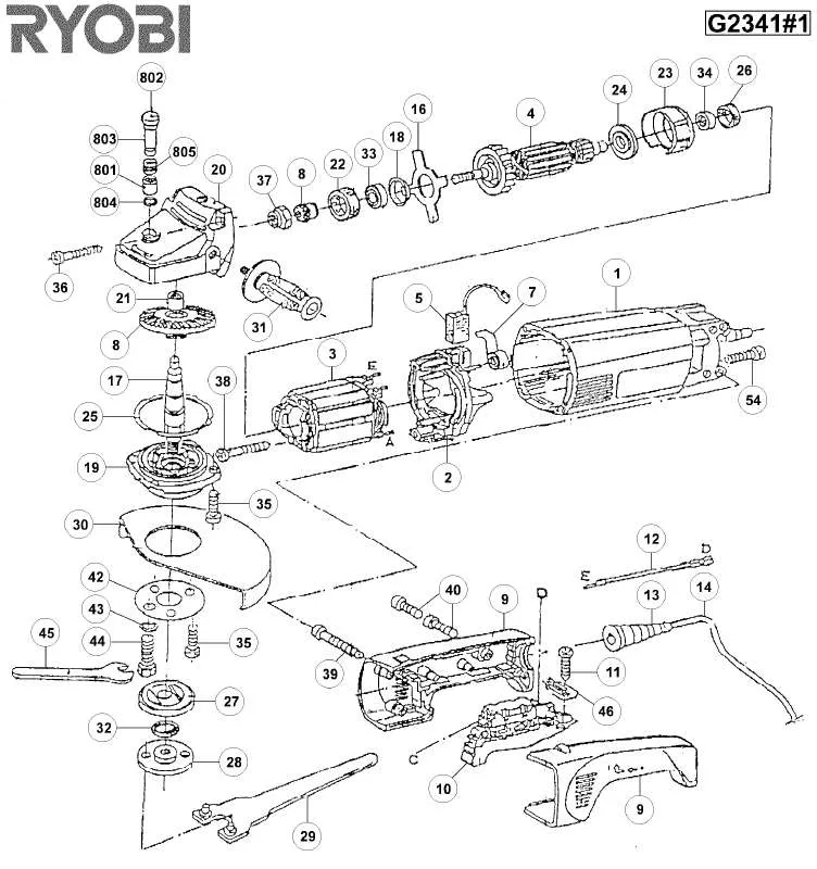Mode d'emploi RYOBI G2341-1