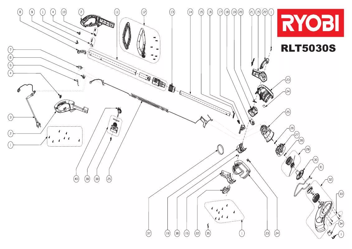 Mode d'emploi RYOBI RLT5030S