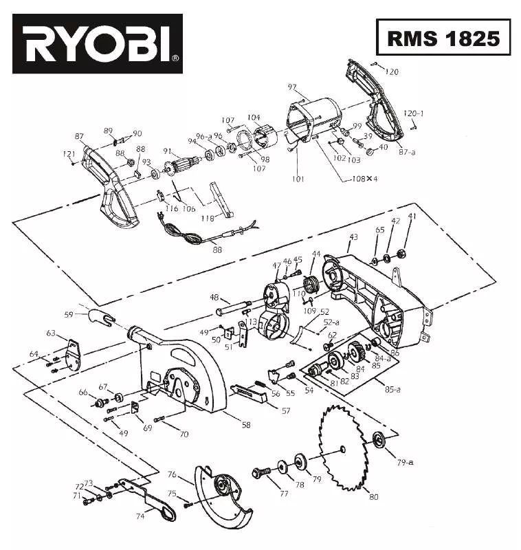 Mode d'emploi RYOBI RMS1825