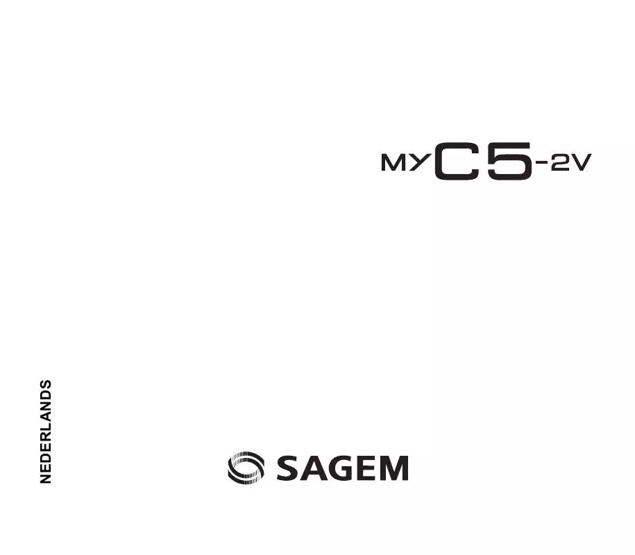 Mode d'emploi SAGEM MYC5-2V