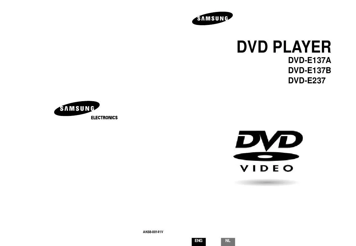 Mode d'emploi SAMSUNG DVD-E237