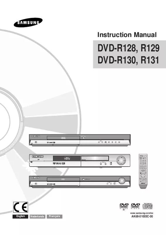Mode d'emploi SAMSUNG DVD-R128