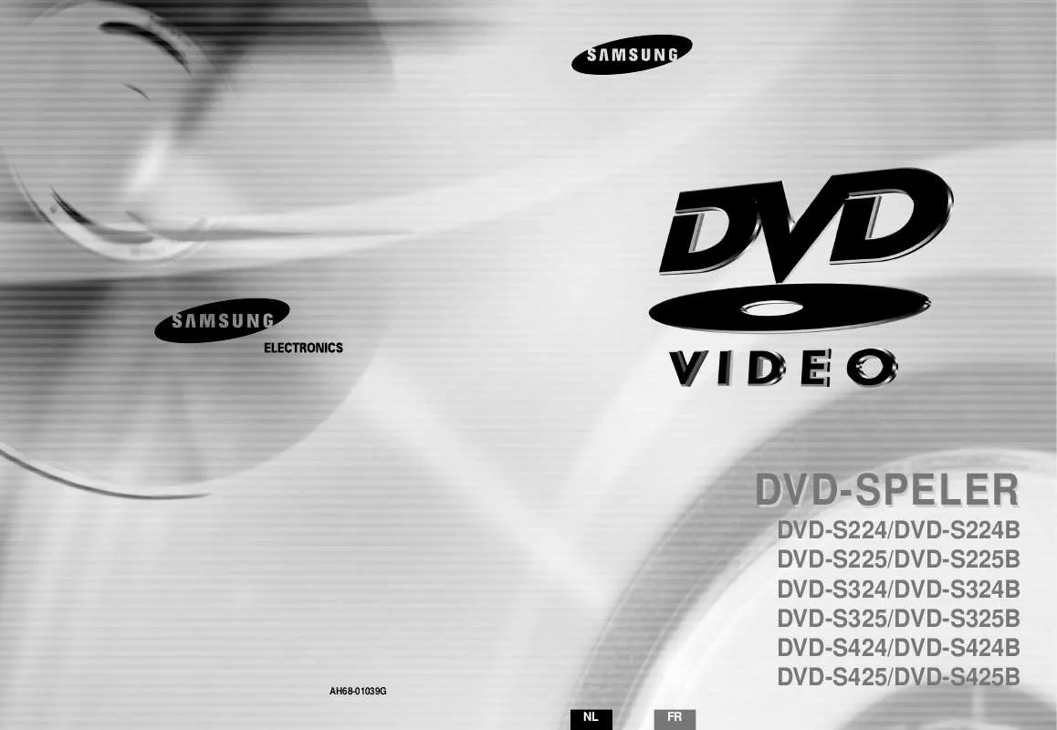 Mode d'emploi SAMSUNG DVD-S324
