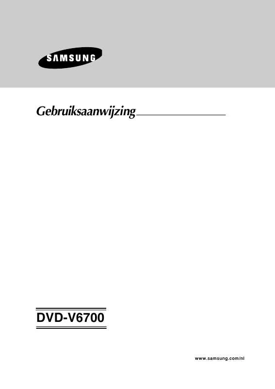 Mode d'emploi SAMSUNG DVD-V6700/XEN