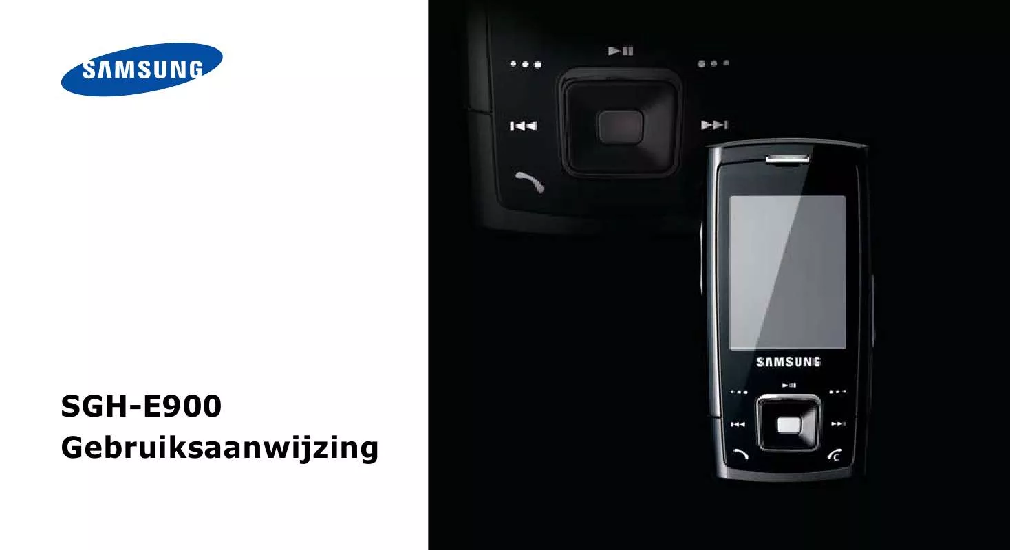 Mode d'emploi SAMSUNG E900