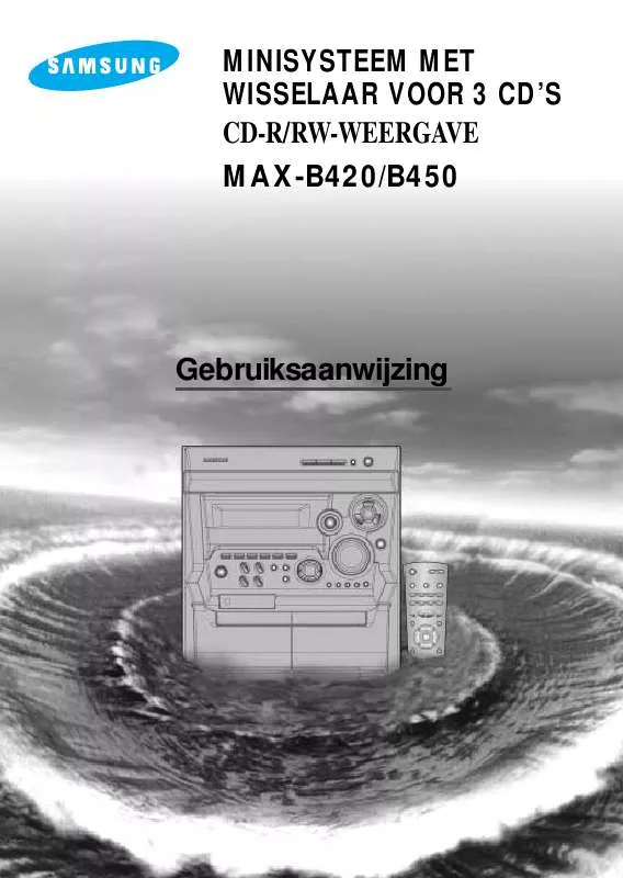 Mode d'emploi SAMSUNG MAX-B420