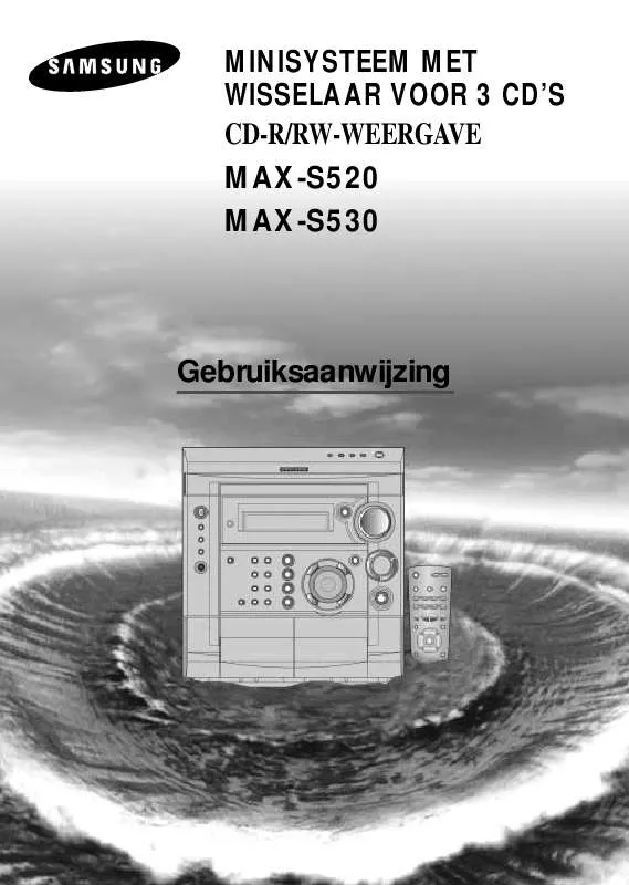 Mode d'emploi SAMSUNG MAX-S520