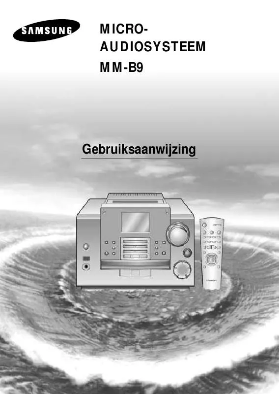 Mode d'emploi SAMSUNG MM-B9
