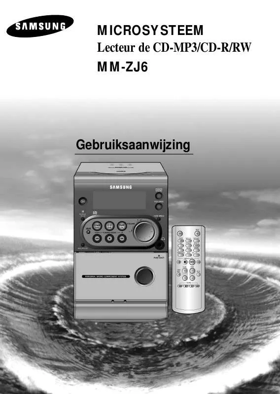 Mode d'emploi SAMSUNG MM-ZJ6