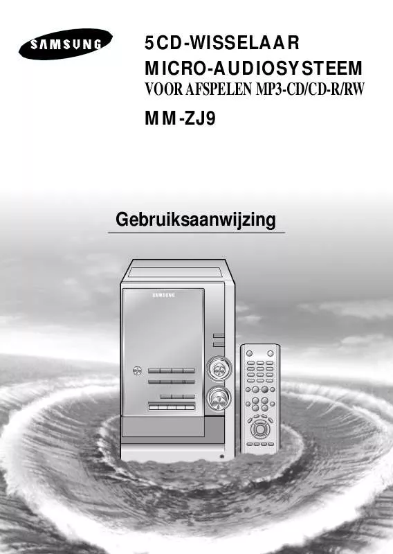 Mode d'emploi SAMSUNG MM-ZJ9