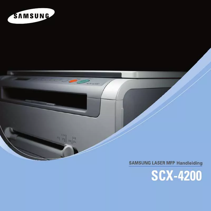 Mode d'emploi SAMSUNG SCX-4200R/SEE