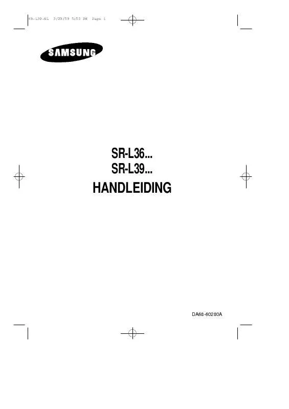 Mode d'emploi SAMSUNG SR-L39NMB