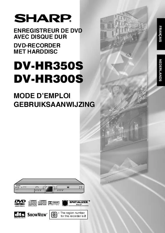 Mode d'emploi SHARP DV-HR300S/350S