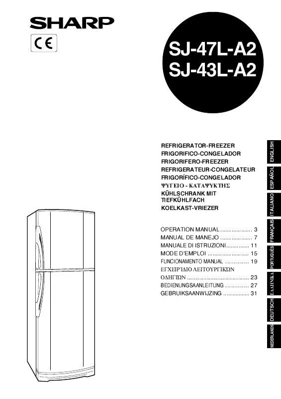 Mode d'emploi SHARP SJ-43/47L-A2