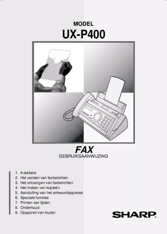 Mode d'emploi SHARP UX-P400