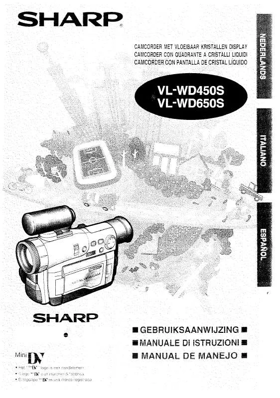 Mode d'emploi SHARP VL-WD450S/650S