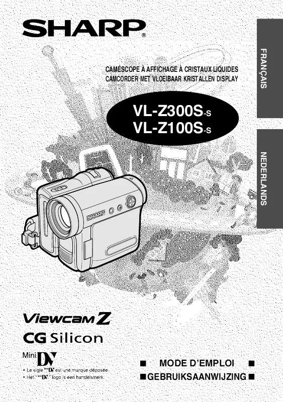 Mode d'emploi SHARP VL-Z300S
