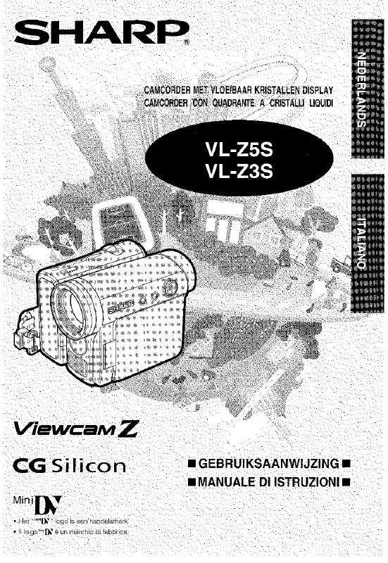 Mode d'emploi SHARP VL-Z5S/Z3S