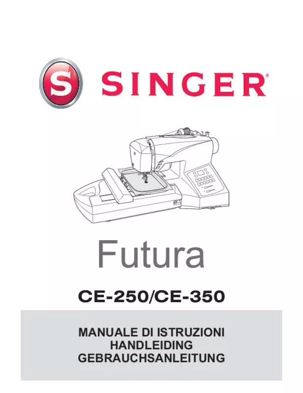 Mode d'emploi SINGER FUTURA CE-250