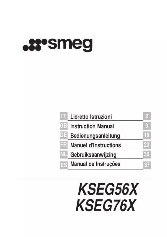 Mode d'emploi SMEG KSEG76X