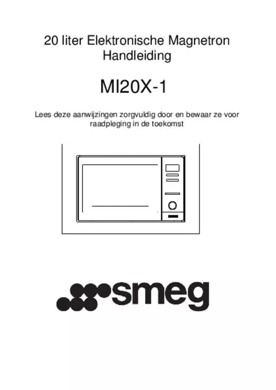 Mode d'emploi SMEG MI20X-1
