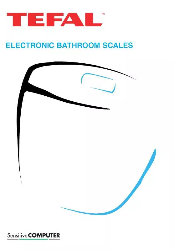 Mode d'emploi TEFAL ELECTRONIC BATHROOM SCALES