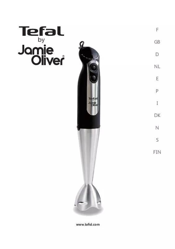 Mode d'emploi TEFAL STAAFMIXER JAMIE OLIVER