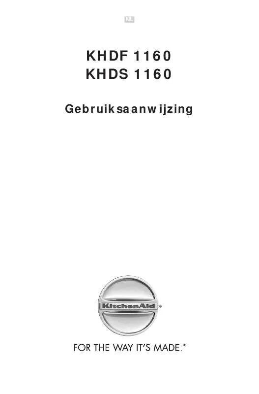 Mode d'emploi WHIRLPOOL KHDS 1160/I/01